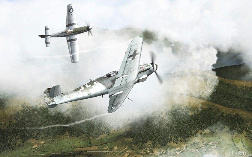 Me 109 vs P 51 mustang